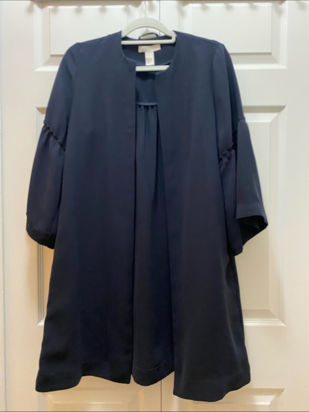 H&M Open Front Kimono Jacket with Ruffled Bell Sleeves - Size: XS